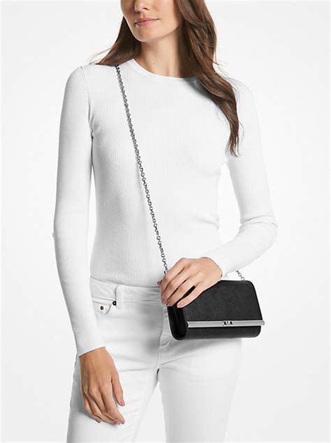 michael kors large leather zip clutch|Mona Large Saffiano Leather Clutch .